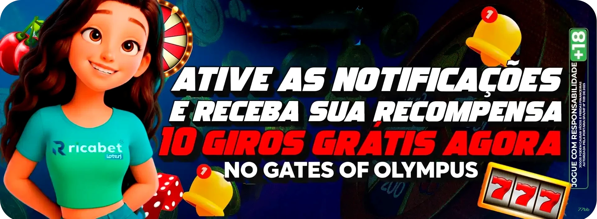 Roleta e blackjack 77bb